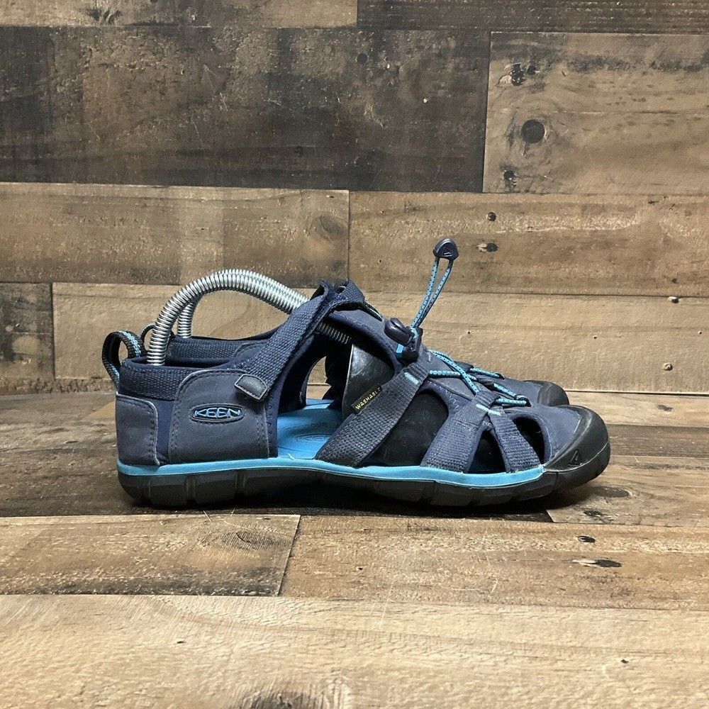 Keen Seacamp 2 CNX Blue Hiking Waterproof Sandals Youth size 6